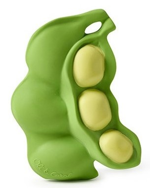 Іграшка-прорізувач Oli & Carol Зелена соя Кейко (8437021201451) - зображення 1