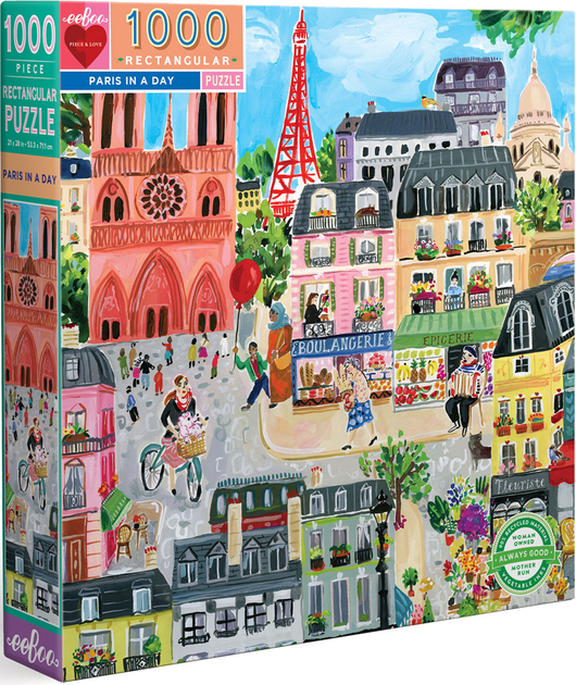 Puzzle EeBoo Paris in a Day 1000 elementów (0689196510359) - obraz 2