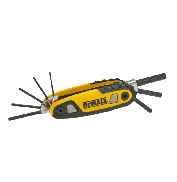 Набор шестигранных метрических ключей DeWALT HEX: 1.5, 2, 2.5, 3, 4, 5, 6, 8 мм DWHT0-70263 - Фото 2 Набор шестигранных метрических ключей DeWALT HEX: 1.5, 2, 2.5, 3, 4, 5, 6, 8 мм DWHT0-70263 - изображение 2