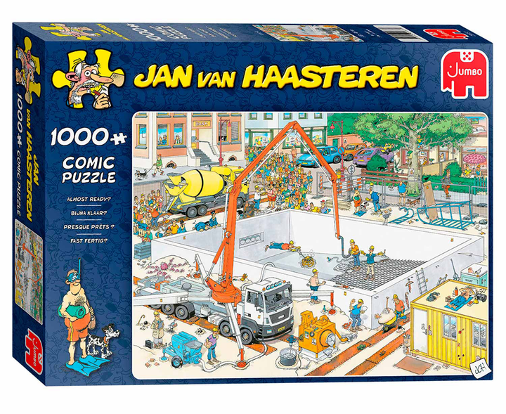 Puzzle Jumbo Jan van Haasteren Almost Ready 1000 elementów (8710126200377) - obraz 1