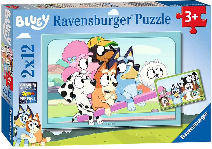 Puzzle Ravensburger Bluey 24 elementy (4005556056934) - obraz 1