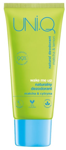 Dezodorant Uni.Q Natural Wake me up Matcha i cytryna 50 ml (5904181931663) - obraz 1