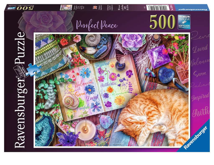 Puzzle Ravensburger Purrfect Peace 500 elementów (4005556169146) - obraz 1