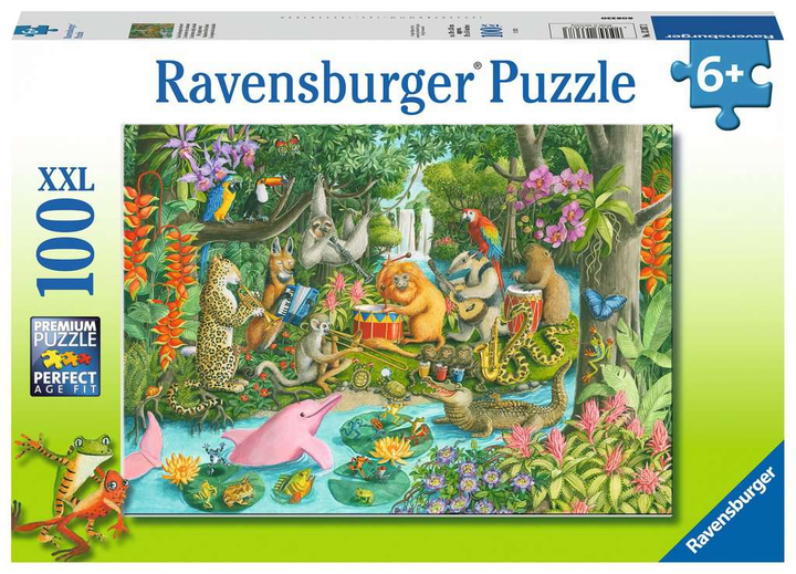 Puzzle Ravensburger Rainforest River Band 100 elementów (4005556133673) - obraz 2