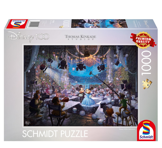 Пазл Schmidt Thomas Kinkade: Disney 100 Year Celebration Special Edition 1 Mickey 1000 елементів (4001504575953) - зображення 1