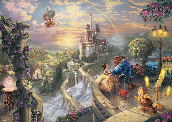Puzzle Schmidt Thomas Kinkade: Disney Beauty and the Beast 1000 elementów (4001504594756) - obraz 1