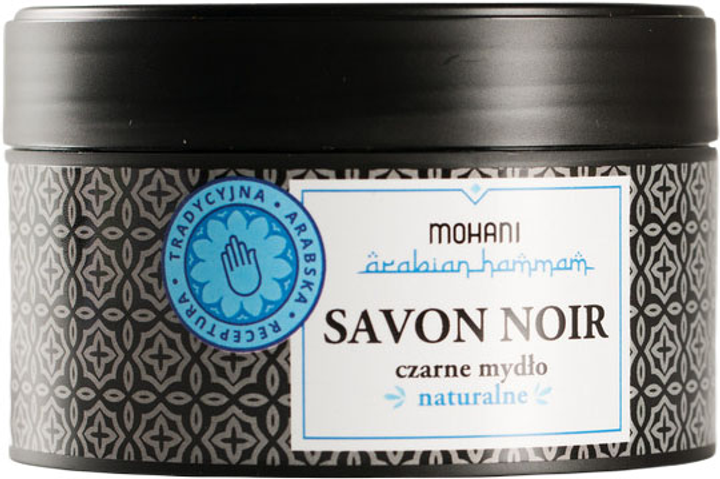 Натуральне мило Mohani Arabian Hammam Savon noir чорне 200 г (5902802720252) - зображення 1