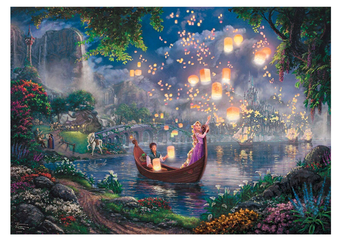 Puzzle Schmidt Thomas Kinkade: Disney Rapunzel 1000 elementów (4001504594800) - obraz 2