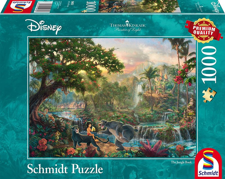 Puzzle Schmidt Thomas Kinkade: Disney The Jungle Book 1000 elementów (4001504594732) - obraz 1