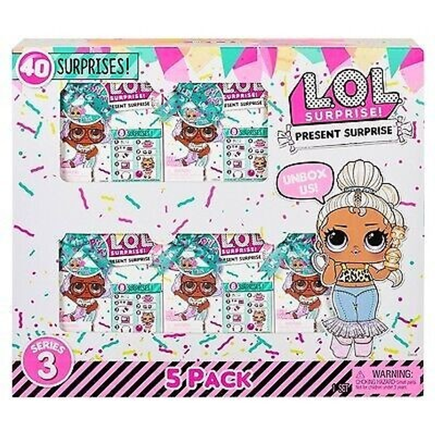 LOL Surprise Present Surprise Exclusive 5pk with 5 Collectible Dolls 3 ROZETKA MTT sh