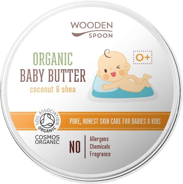 Masło do ciała Wooden Spoon Organic dla dzieci 100 ml (3800233683974) - obraz 1