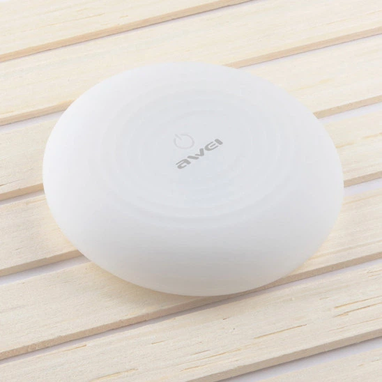 Бездротова зарядка з підсвічуванням 7 кольорів 10W 7 COLOR Awei W7 + WIRELESS CHARGE - Фото 4 Бездротова зарядка з підсвічуванням 7 кольорів 10W 7 COLOR Awei W7 + WIRELESS CHARGE - зображення 4