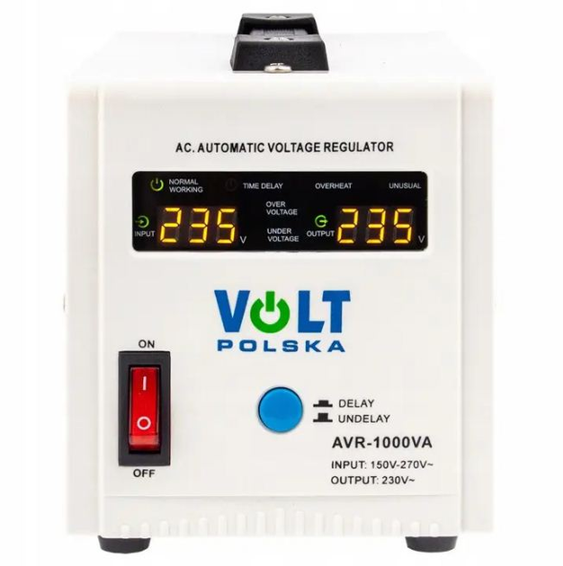 Стабилизатор напряжения Volt Polska avr1000 1000 Вт – фото, отзывы ...