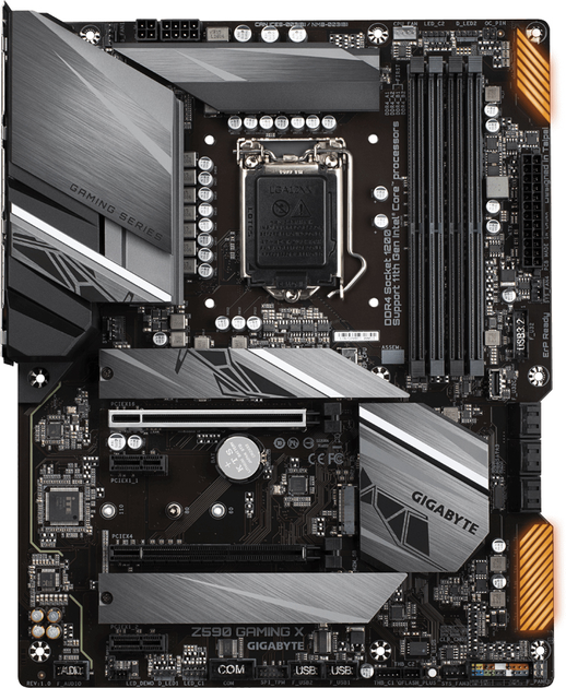 Материнская плата Gigabyte Z590 Gaming X (s1200, Intel Z590, PCI-Ex16 ...