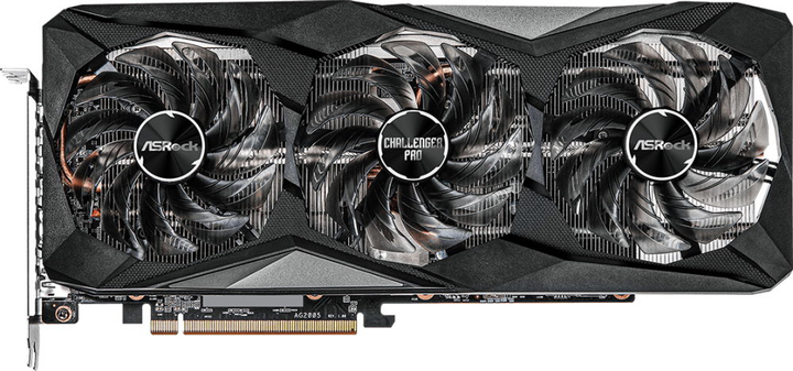 Видеокарта ASRock PCI-Ex Radeon RX 6750 XT Challenger Pro OC