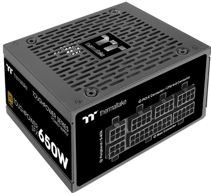 Блок питания Thermaltake ToughPower SFX 650W Modular 80+ Gold (PS-STP-0650FNFAGE-1) - изображение 1