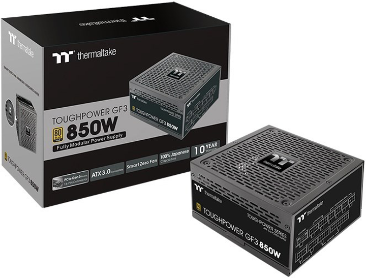 Блок питания Thermaltake Toughpower GF3 850W Gold F Modular 14 cm Gen5 (PS-TPD-0850FNFAGE-4) - изображение 6