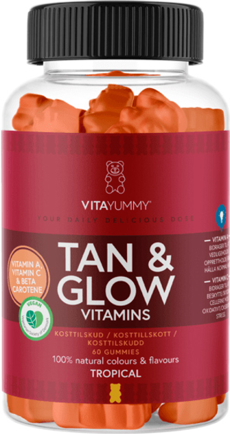 Вітаміни VitaYummy Tan & Glow Tropical 60 шт (5713918000868) - зображення 1