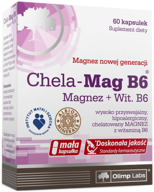 Харчова добавка Olimp Labs Chela-Mag B6 60 капсул (5901330014734) - зображення 1