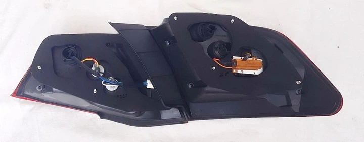 Задні фари альтернативна тюнінг оптика ліхтарі LED на Toyota Camry V50 червона 11-14 Тойота Камрі L2909 - зображення 5