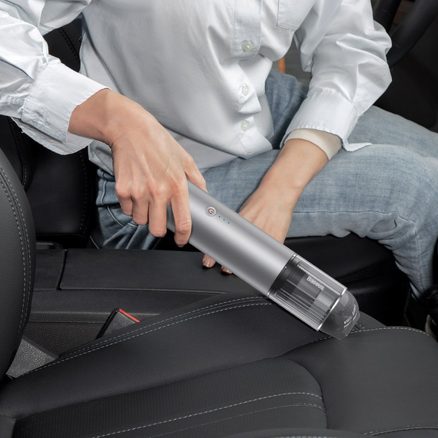Автомобільний пилосос Baseus A3 Car Vacuum Cleaner 15000 Па Silver (CRXCQA3-0S) - зображення 10