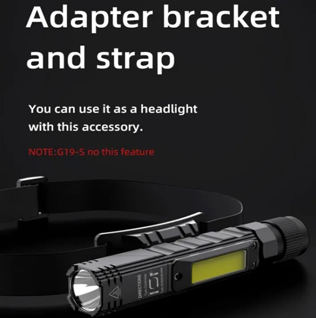 Ліхтар багатофункціональний акумуляторний SuperFire G19 200 Lumen IP31 (6956362931534) - зображення 7