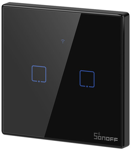 Розумний сенсорний Wi-Fi перемикач Sonoff T3EU2C-TX (IM190314019) - зображення 2