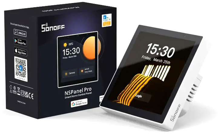 Panel sterowania inteligentnym domem Sonoff NSPanel White (NSPanel86PW) - obraz 4