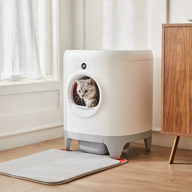 Смарт автоматичний лоток для котів Petkit Pet Pura X Auto Cat Litter Box White (6973293800241) - зображення 7