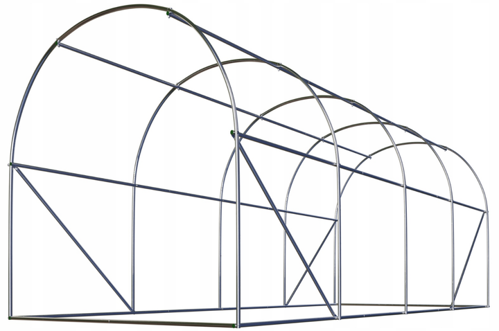 Садовая с окнами для сада Plonos 10m2 = 400х250х200 см (Белая) (4974) - изображение 3