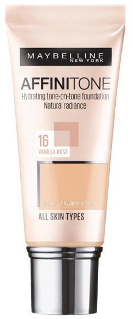 Podkład do twarzy Maybelline Affinitone Foundation nawilżający 16 Vanilla Rose 30 ml (3600530427482) - obraz 1