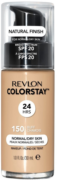 Podkład do twarzy Revlon ColorStay Makeup for Normal/Dry Skin SPF20 do cery normalnej i suchej 150 Buff 30 ml (309974677028) - obraz 1