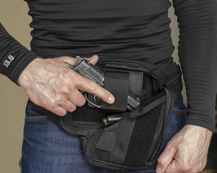 Сумка-Кобура A-line А03 поясная Cordura Черная - изображение 6