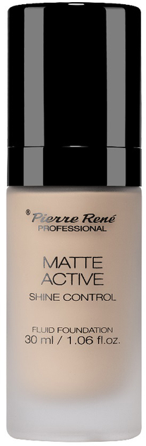 Podkład do twarzy Pierre Rene Fluid Matte Active matujący 01 Clear Light 30 ml (3700467843109) - obraz 1