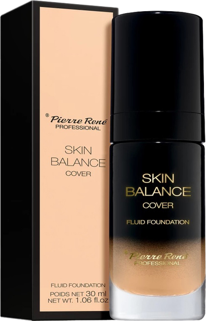 Podkład do twarzy Pierre Rene Skin Balance Cover Fluid Foundation wodoodporny kryjący 27 Cream 30 ml (3700467824085) - obraz 1