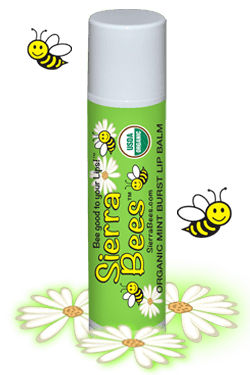 Органічні бальзами для губ Sierra Bees м'ятний вибух 1 шт - Фото 1 Органічні бальзами для губ Sierra Bees м'ятний вибух 1 шт - зображення 1