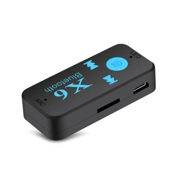 Трансмиттер BT X6 аудио ресивер, с Bluetooth, TF card (6948) - изображение 3