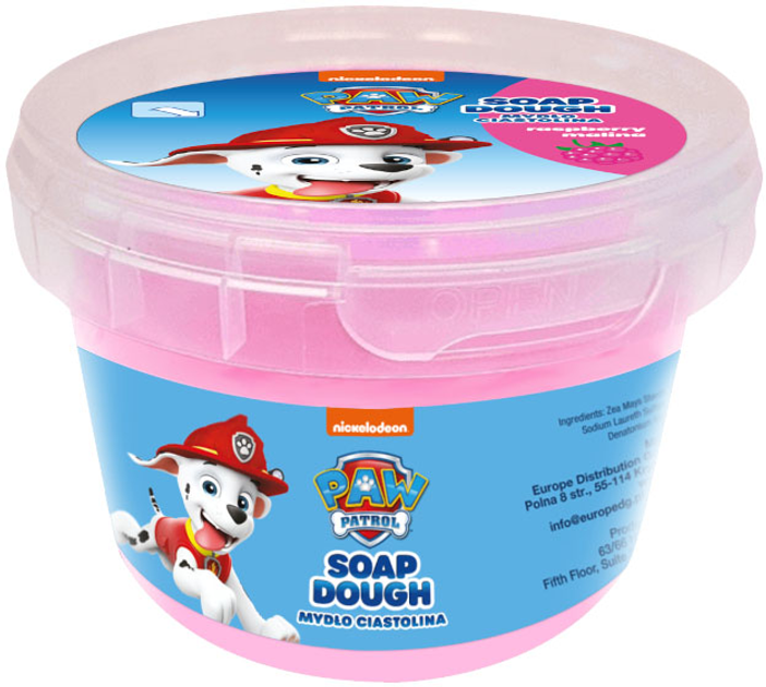 Тістечко для купання Paw Patrol Soap Dough малина 100 г (5060537180403) - зображення 1