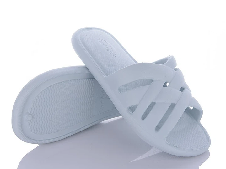Женские шлепанцы foam накрест ТМ W2103 36 Голубой - изображение 3