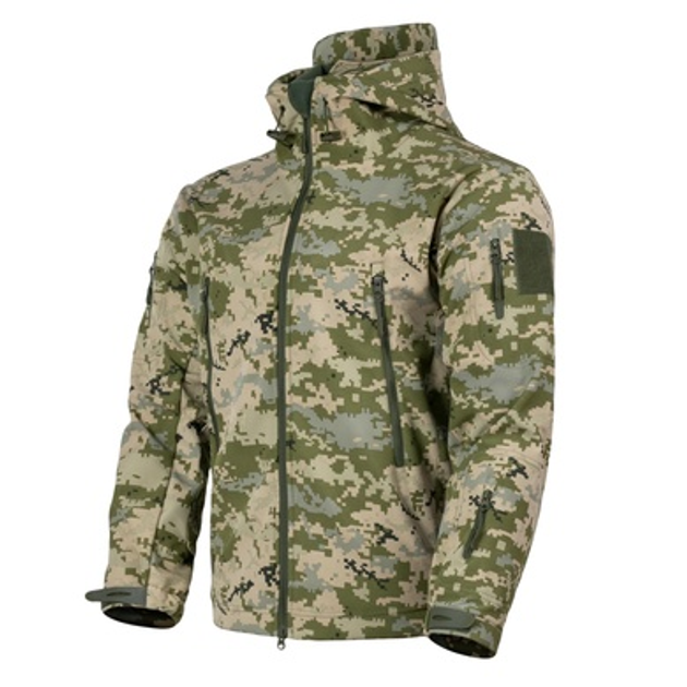 Куртка Vik-Tailor Outdoor Tactical SoftShell ММ-14 пиксель ЗСУ XXL - изображение 1