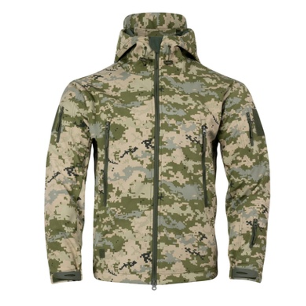 Куртка Vik-Tailor Outdoor Tactical SoftShell ММ-14 пиксель ЗСУ XXL - изображение 2