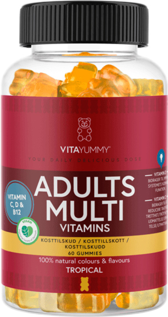Multiwitaminy VitaYummy Adults Multivitamin Tropical 60 szt. (5713918000721) - obraz 1