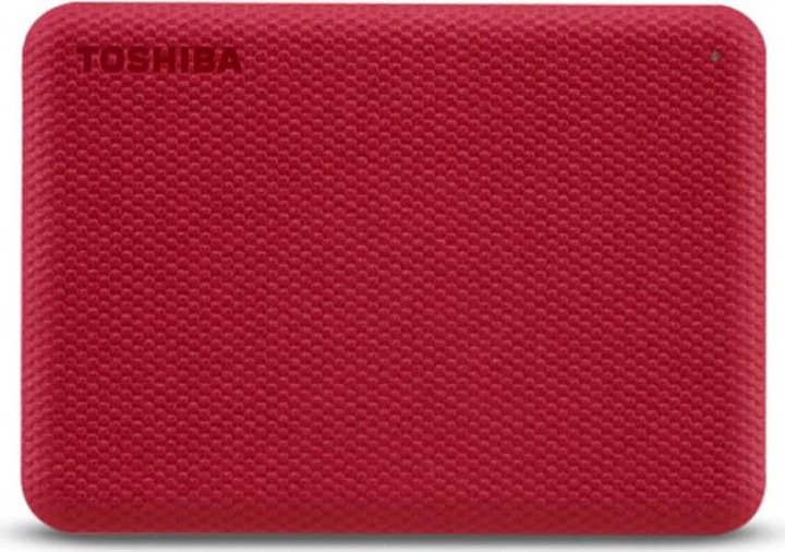 Dysk twardy Toshiba 2.5 2TB Canvio Advance USB 3.2 Czerwony (HDTCA20ER3AA) - obraz 3