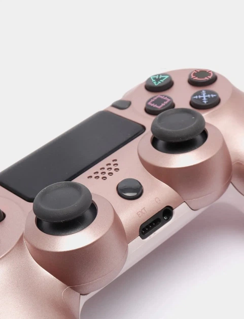Беспроводной джойстик - геймпад Bluetooth для PS4/PC/Android с двойной вибрацией (Розовый) - изображение 3