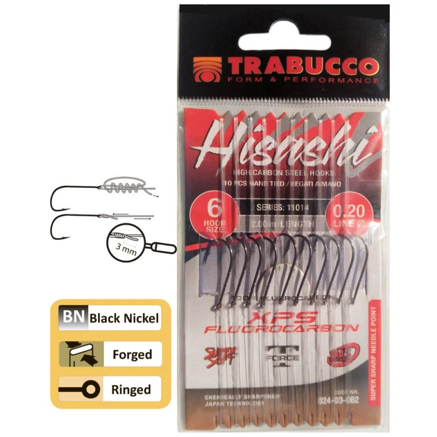 Крючки Trabucco HISASHI HOOK 11014 * 15pz * 01 - Фото 4 Крючки Trabucco HISASHI HOOK 11014 * 15pz * 01 - изображение 4