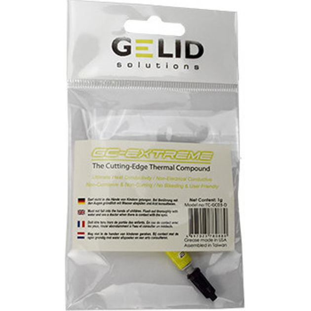 Термопаста Gelid Solutions GC-Extreme 1g (TC-GC-03-D) – фото, отзывы ...