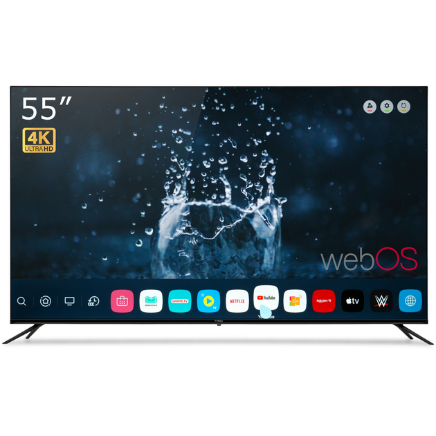 Телевізор Vinga S55UHD25QWEB - зображення 1