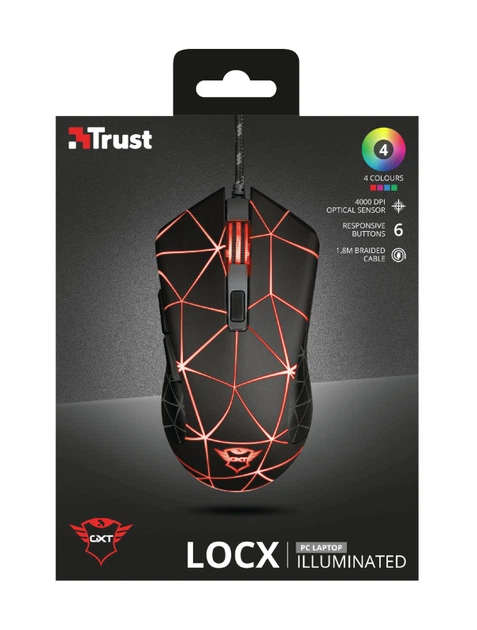 Миша GXT 133 Lock, USB-A, чорний - Фото 9 Миша GXT 133 Lock, USB-A, чорний - зображення 9