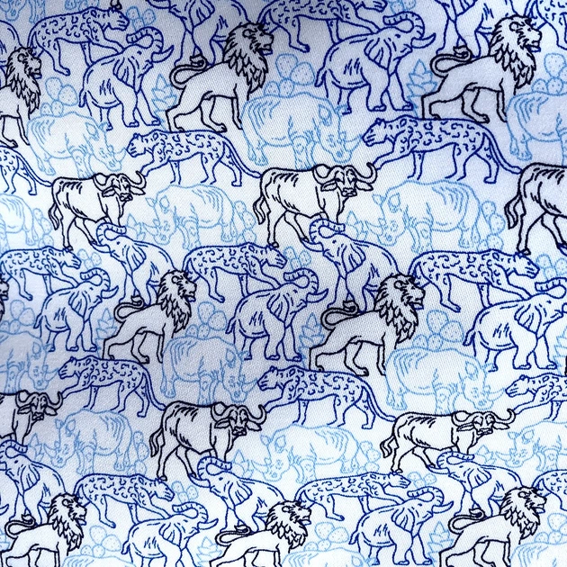 Сатиновые мужские трусы боксеры из итальянского хлопка Savanna Satin (2XL) – голубой - Фото 5 Сатиновые мужские трусы боксеры из итальянского хлопка Savanna Satin (2XL) – голубой - изображение 5