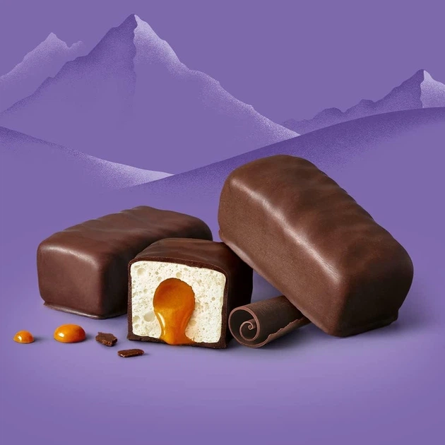 Конфеты зефир в молочном шоколаде альпийское молоко Milka